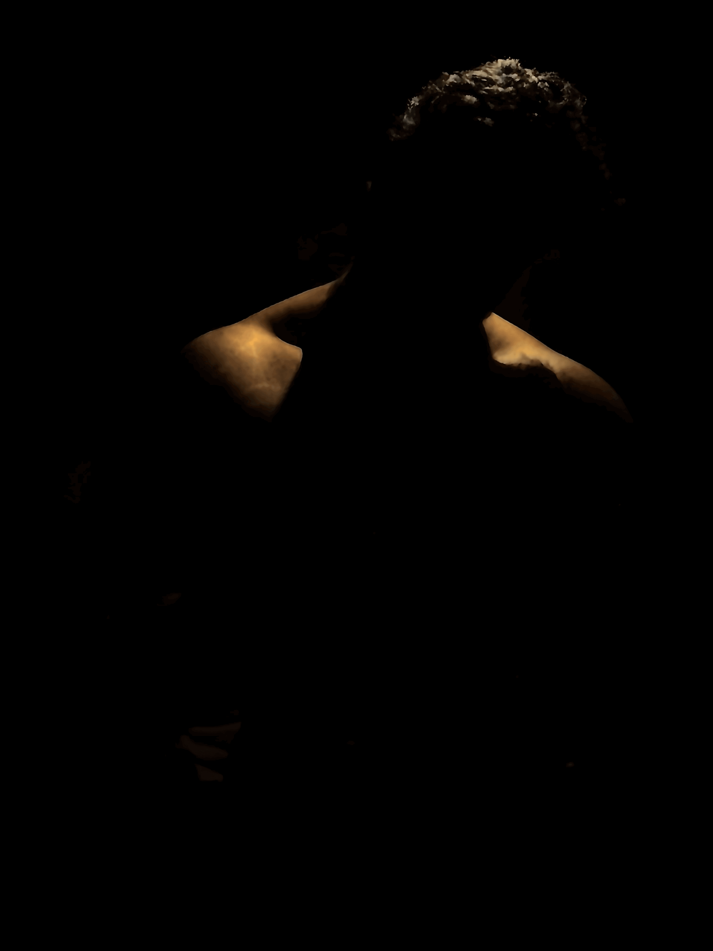 Bodybuilder with defined muscles in a gym